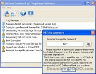 Outlook Password Recovery screenshot